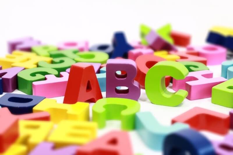 ABCのアルファベット